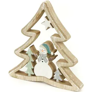 Autronic Stromeček, vánoční dřevěná dekorace KLA453