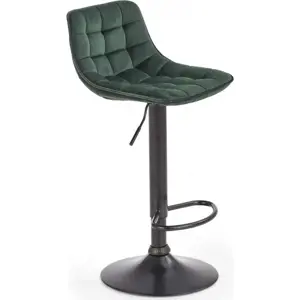 Halmar Barová židle H95 - tmavě zelená