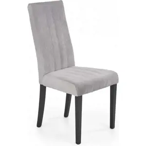 Halmar Jídelní židle DIEGO 2 - černá/světle šedá