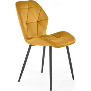 Produkt Halmar Jídelní židle K453 - žlutá