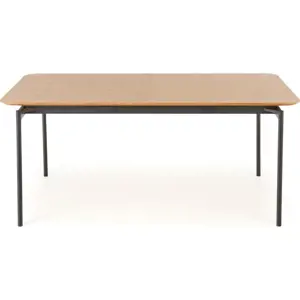 Halmar  stůl SMART, dub/černá