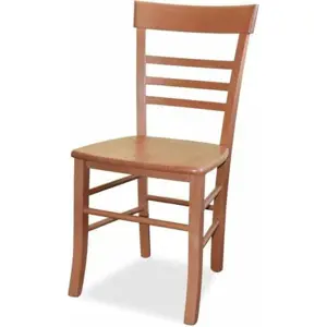 MIKO Dřevěná židle Siena masiv Bílá