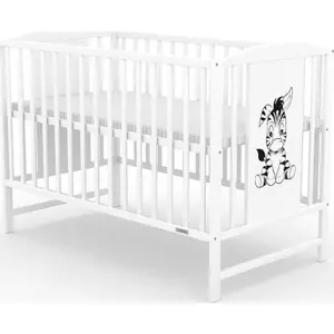 NEW BABY Dětská postýlka New Baby POLLY Zebra bílá