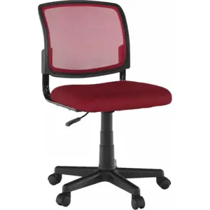 Tempo Kondela Otočná židle RAMIZA, tmavočervená/černá + kupón KONDELA10 na okamžitou slevu 3% (kupón uplatníte v košíku)