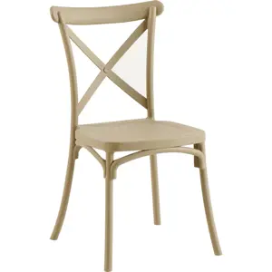 Tempo Kondela Stohovatelná židle SAVITA - šedo + kupón KONDELA10 na okamžitou slevu 3% (kupón uplatníte v košíku)