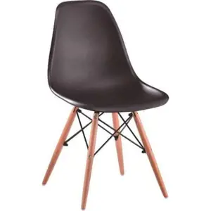 Tempo Kondela Židle CINKLA 3 NEW - černá/buk + kupón KONDELA10 na okamžitou slevu 3% (kupón uplatníte v košíku)