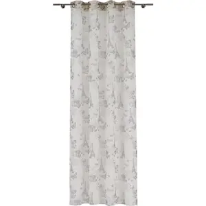Béžová záclona 140x245 cm Defence – Mendola Fabrics