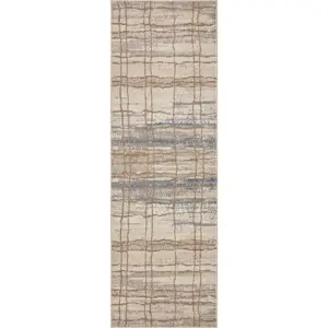 Béžový koberec běhoun 200x80 cm Terrain - Hanse Home