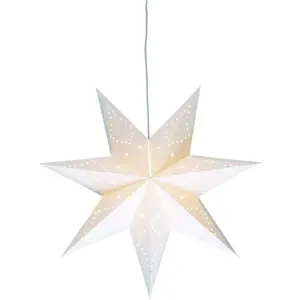 Produkt Bílá světelná dekorace s vánočním motivem ø 45 cm Saturnus – Markslöjd