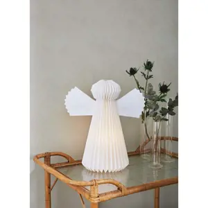 Produkt Bílá vánoční světelná dekorace Markslöjd Angel, výška 40 cm