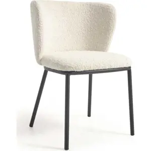Bílé jídelní židle v sadě 2 ks Ciselia – Kave Home