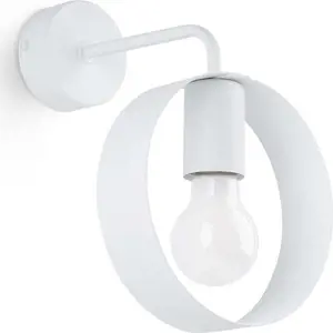 Bílé nástěnné svítidlo ø 12 cm Lammi – Nice Lamps