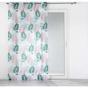 Produkt Bílo-zelená voálová záclona 140x280 cm Belline – douceur d'intérieur