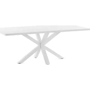 Produkt Bílý jídelní stůl Kave Home Arya, 160 x 100 cm
