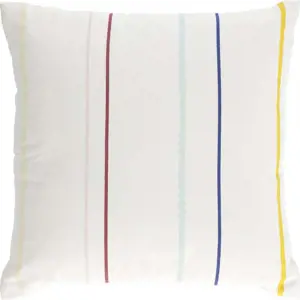 Bílý povlak polštář z organické bavlny Kave Home Nahilin, 45 x 45 cm
