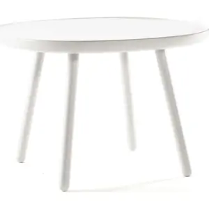 Bílý stolek z masivu EMKO Naïve, ø 64 cm