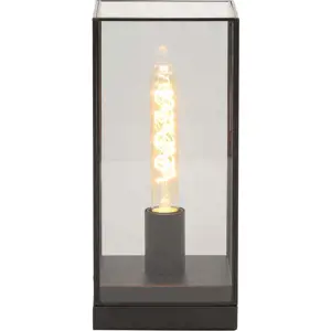 Černá stolní lampa (výška 32,5 cm) Askjer – Light & Living