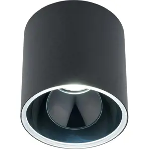 Černé stropní svítidlo s kovovým stínítkem 13x13 cm Arch - Markslöjd