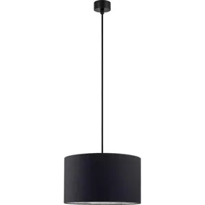 Černé závěsné svítidlo s vnitřkem ve stříbrné barvě Sotto Luce Mika, ⌀ 36 cm