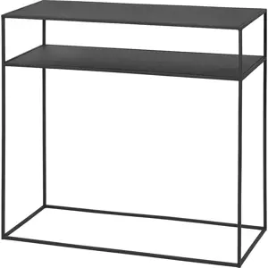 Černý kovový konzolový stolek 35x85 cm Fera – Blomus