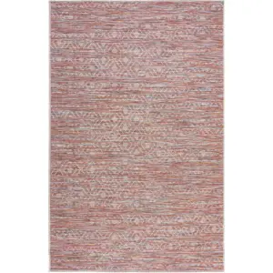 Červeno-béžový venkovní koberec Flair Rugs Sunset, 200 x 290 cm
