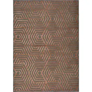 Červený koberec Universal Lana, 67 x 105 cm