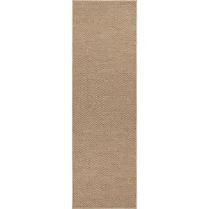 Hnědý běhoun BT Carpet Nature 500, 80 x 350 cm