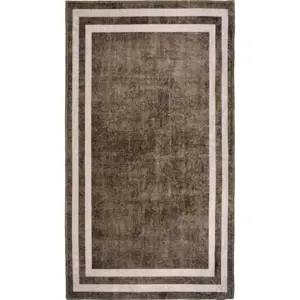 Produkt Hnědý pratelný koberec 80x50 cm - Vitaus