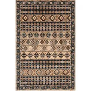 Hnědý vlněný koberec 300x400 cm Astrid – Agnella