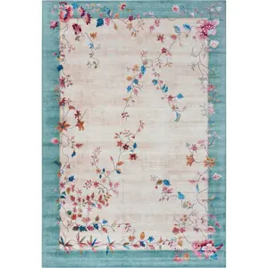 Krémovo-tyrkysový koberec 160x230 cm Amira – Hanse Home
