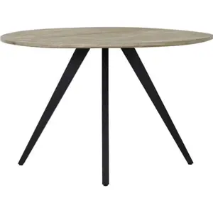 Produkt Kulatý jídelní stůl v přírodní barvě ø 120 cm Magnifera – Light & Living