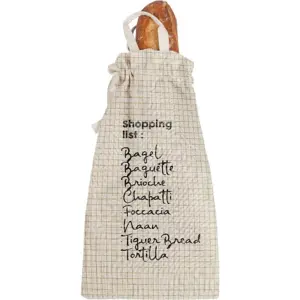 Látkový vak na chléb s příměsí lnu Really Nice Things Bag Shopping, výška 42 cm