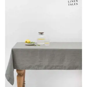 Lněný ubrus 140x300 cm Khaki – Linen Tales