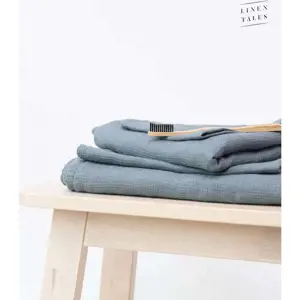 Produkt Modrý lněný ručník 140x100 cm - Linen Tales