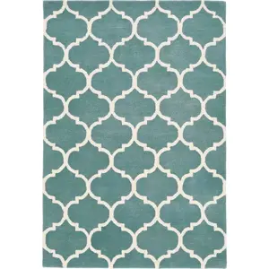Produkt Modrý ručně tkaný vlněný koberec 160x230 cm Albany – Asiatic Carpets