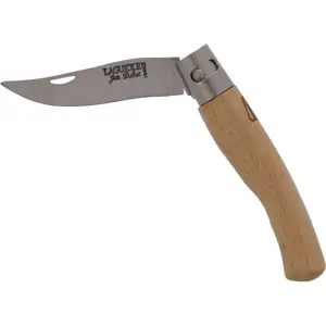 Multifunčkní nožík z nerezové oceli s rukojetí z bukového dřeva Jean Dubost