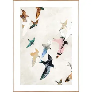 Produkt Obraz 30x40 cm Abstract Birds – Malerifabrikken