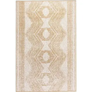 Okrově žluto-krémový venkovní koberec 120x170 cm Gemini – Elle Decoration