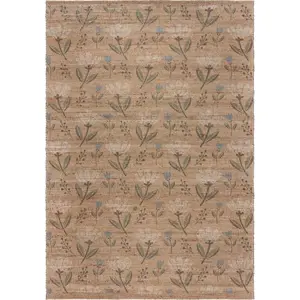 Ručně tkaný koberec s příměsí juty v přírodní barvě 80x150 cm Arriana – Flair Rugs
