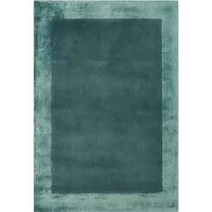 Ručně tkaný koberec s příměsí vlny v petrolejové barvě 120x170 cm Ascot – Asiatic Carpets