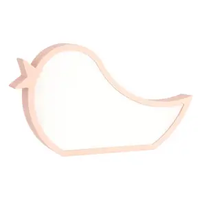 Růžová dětská lampička Bird – Candellux Lighting