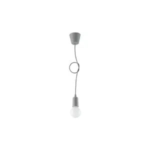 Produkt Šedé závěsné svítidlo ø 5 cm Rene – Nice Lamps