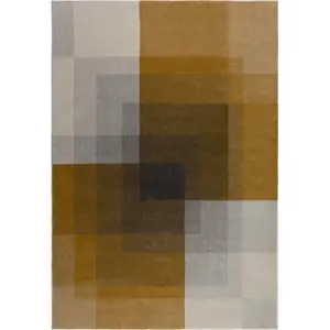 Produkt Šedo-žlutý koberec Flair Rugs Plaza, 160 x 230 cm