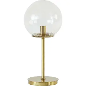 Stolní lampa ve zlaté barvě (výška 43 cm) Magdala – Light & Living