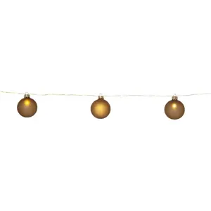 Produkt Světelná dekorace s vánočním motivem ve zlaté barvě ø 6 cm Bliss – Star Trading