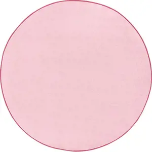 Světle růžový kulatý koberec ø 200 cm Fancy – Hanse Home