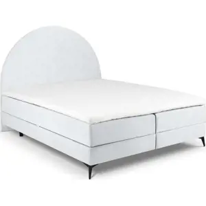 Produkt Světle šedá boxspring postel s úložným prostorem 160x200 cm Sunrise – Cosmopolitan Design
