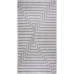 Světle šedý pratelný koberec 160x230 cm – Vitaus