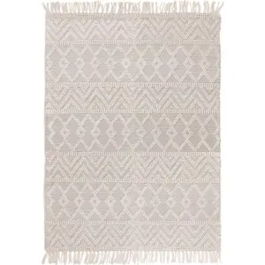Světle šedý vlněný koberec 120x170 cm Asra – Asiatic Carpets