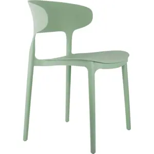 Produkt Světle zelené plastové jídelní židle v sadě 4 ks Fain – Leitmotiv